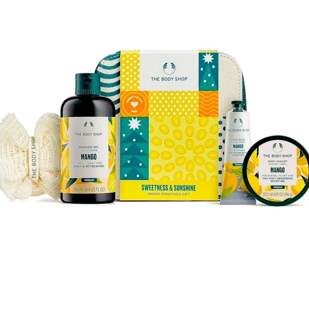 The Body Shop Sweetness & Sunshine Mango Gift Set Vegan